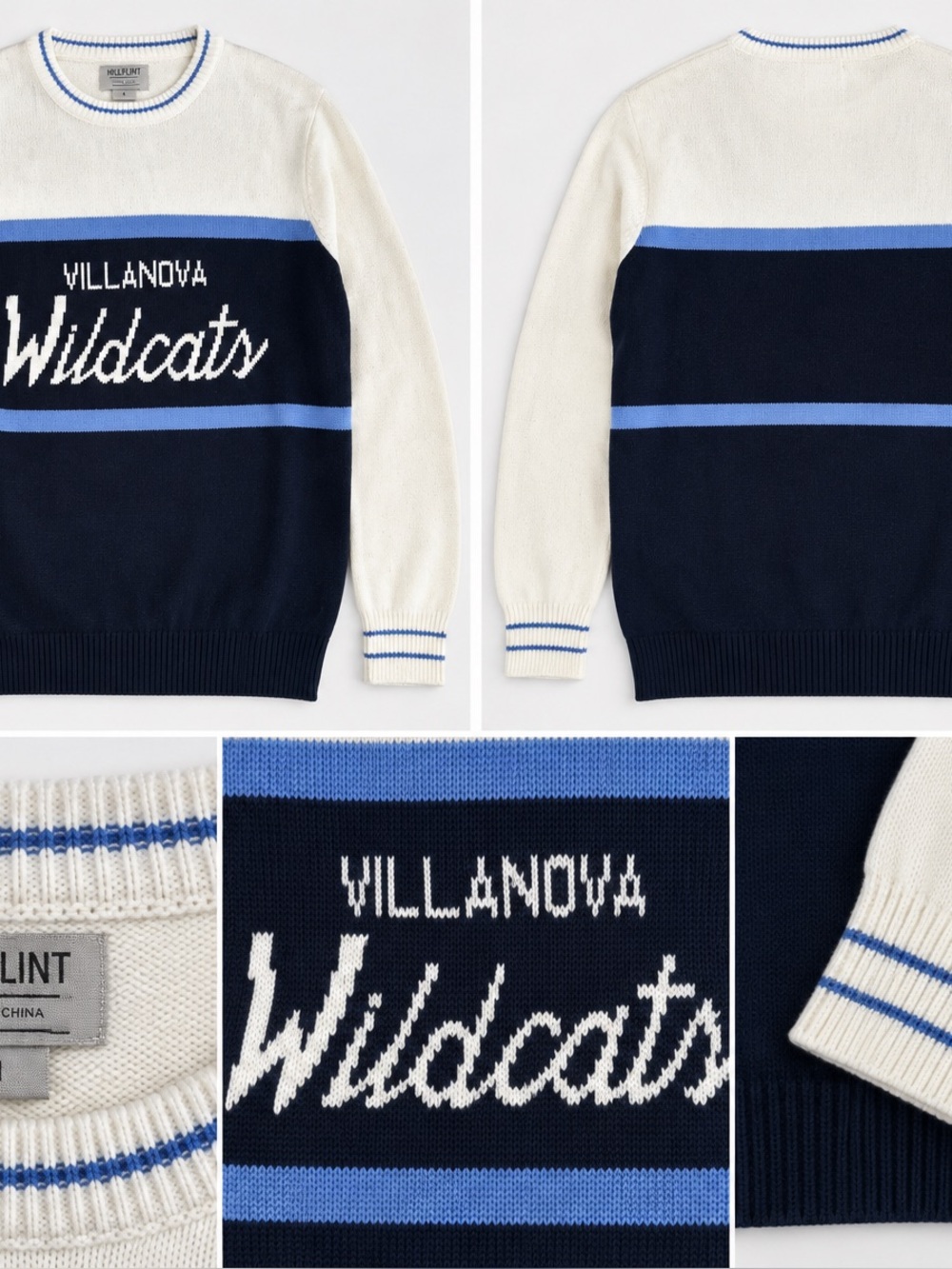 Hillflint Villanova Wildcats sweater large